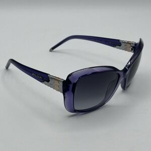 Bvlgari 8133 Purple Cat Eye Sunglasses Women | 135 56 18 | Made In Italy READ